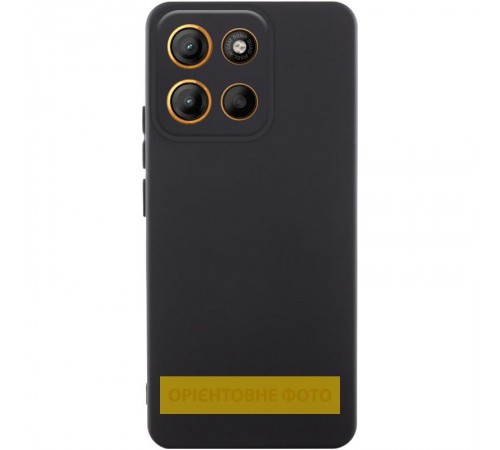 Чохол Silicone Cover Ummi Lakshmi Full Camera (AA) для Motorola Moto G35 Чорний / Black