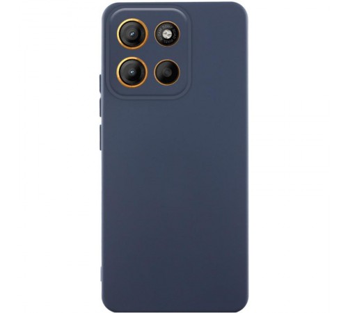 Чохол Silicone Cover Ummi Lakshmi Full Camera (AA) для Motorola Moto G75 5G Синій / Midnight Blue