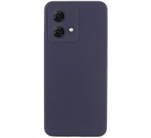 Чохол Silicone Cover Ummi Lakshmi Full Camera (AA) для Motorola Moto G84 Синій / Midnight Blue