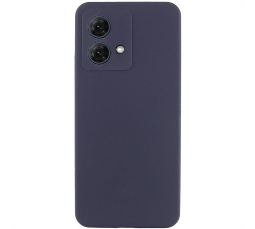 Чохол Silicone Cover Ummi Lakshmi Full Camera (AA) для Motorola Moto G84 Синій / Midnight Blue