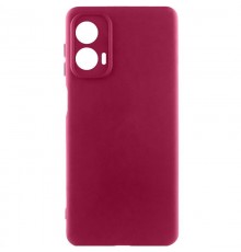 Чохол Silicone Cover Ummi Lakshmi Full Camera (AA) для Motorola Moto G85 Бордовий / Marsala
