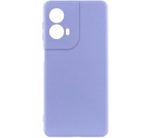 Чохол Silicone Cover Ummi Lakshmi Full Camera (AA) для Motorola Moto G85 Бузковий / Dasheen