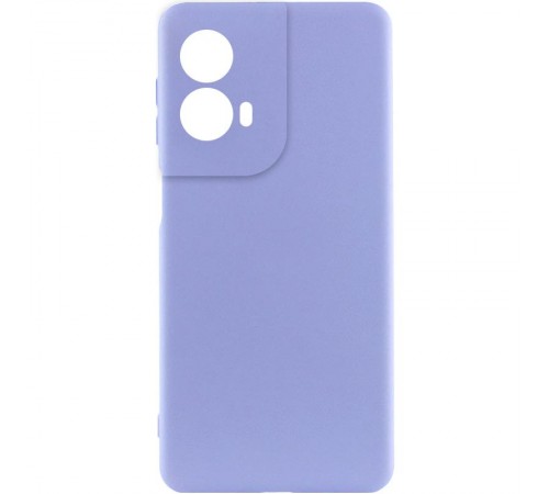 Чохол Silicone Cover Ummi Lakshmi Full Camera (AA) для Motorola Moto G85 Бузковий / Dasheen