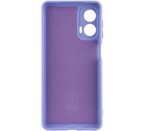 Чохол Silicone Cover Ummi Lakshmi Full Camera (AA) для Motorola Moto G85 Бузковий / Dasheen