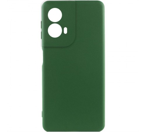 Чохол Silicone Cover Ummi Lakshmi Full Camera (AA) для Motorola Moto G85 Зелений / Dark green