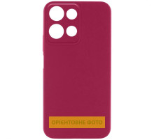 Чохол Silicone Cover Ummi Lakshmi Full Camera (AA) для Motorola Moto G56 5G Бордовий / Marsala