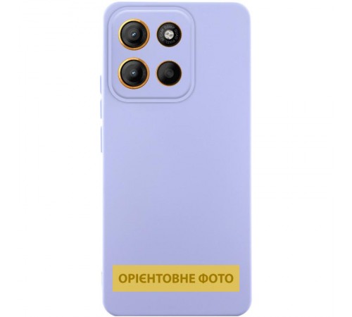 Чохол Silicone Cover Ummi Lakshmi Full Camera (AA) для Motorola Moto G86 5G Бузковий / Dasheen