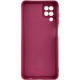 Чохол Silicone Cover Ummi Lakshmi Full Camera (AA) для Samsung Galaxy A12 Бордовий / Marsala