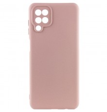 Чохол Silicone Cover Ummi Lakshmi Full Camera (AA) для Samsung Galaxy A12 Рожевий / Pink Sand