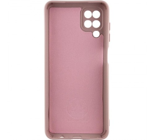 Чохол Silicone Cover Ummi Lakshmi Full Camera (AA) для Samsung Galaxy A12 Рожевий / Pink Sand