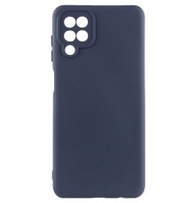 Чохол Silicone Cover Ummi Lakshmi Full Camera (AA) для Samsung Galaxy A12 Синій / Midnight Blue