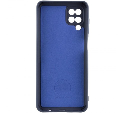 Чохол Silicone Cover Ummi Lakshmi Full Camera (AA) для Samsung Galaxy A12 Синій / Midnight Blue