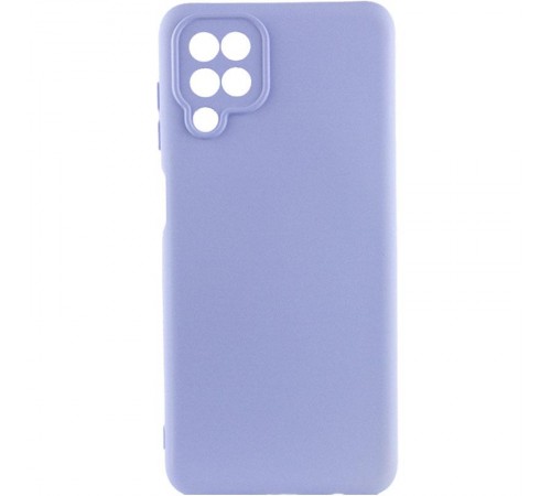 Чохол Silicone Cover Ummi Lakshmi Full Camera (AA) для Samsung Galaxy A12 Бузковий / Dasheen
