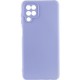 Чохол Silicone Cover Ummi Lakshmi Full Camera (AA) для Samsung Galaxy A12 Бузковий / Dasheen