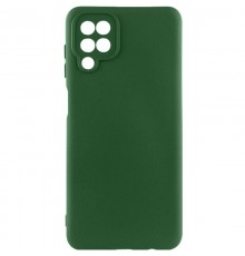 Чохол Silicone Cover Ummi Lakshmi Full Camera (AA) для Samsung Galaxy A12 Зелений / Dark green