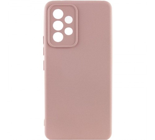 Чохол Silicone Cover Ummi Lakshmi Full Camera (AA) для Samsung Galaxy A13 4G Рожевий / Pink Sand