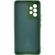 Чохол Silicone Cover Ummi Lakshmi Full Camera (AA) для Samsung Galaxy A13 4G Зелений / Dark green