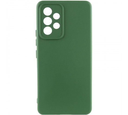 Чохол Silicone Cover Ummi Lakshmi Full Camera (AA) для Samsung Galaxy A32 4G Зелений / Dark green