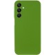 Чохол Silicone Cover Ummi Lakshmi Full Camera (AA) для Samsung Galaxy A34 5G Зелений / Dark green