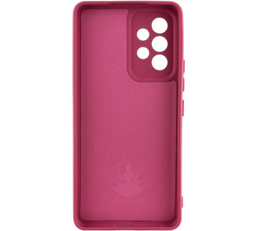 Чохол Silicone Cover Ummi Lakshmi Full Camera (AA) для Samsung Galaxy A52 4G / A52 5G / A52s Бордовий / Marsala