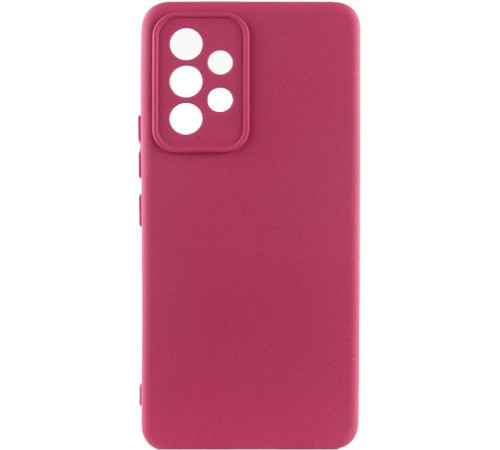 Чохол Silicone Cover Ummi Lakshmi Full Camera (AA) для Samsung Galaxy A53 5G Бордовий / Marsala