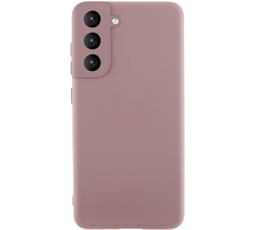 Чохол Silicone Cover Ummi Lakshmi Full Camera (AA) для Samsung Galaxy S21 FE Рожевий / Pink Sand