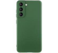 Чохол Silicone Cover Ummi Lakshmi Full Camera (AA) для Samsung Galaxy S21 FE Зелений / Dark green
