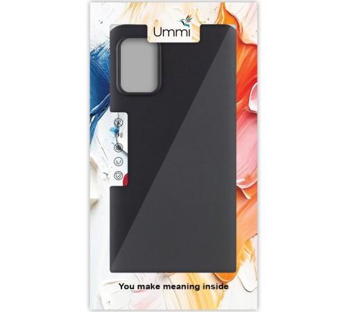 Чохол Silicone Cover Ummi Lakshmi (AA) для Samsung Galaxy A51 Чорний / Black