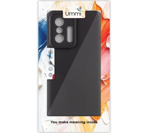 Чохол Silicone Cover Ummi Lakshmi Full Camera (AA) для Xiaomi 11T / 11T Pro Чорний / Black