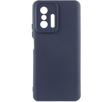 Чохол Silicone Cover Ummi Lakshmi Full Camera (AA) для Xiaomi 11T / 11T Pro Синій / Midnight Blue