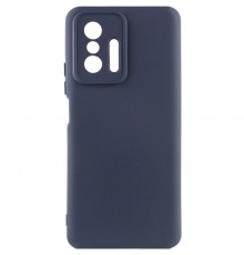 Чохол Silicone Cover Ummi Lakshmi Full Camera (AA) для Xiaomi 11T / 11T Pro Синій / Midnight Blue