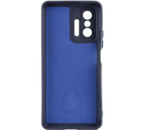 Чохол Silicone Cover Ummi Lakshmi Full Camera (AA) для Xiaomi 11T / 11T Pro Синій / Midnight Blue