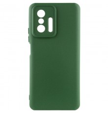 Чохол Silicone Cover Ummi Lakshmi Full Camera (AA) для Xiaomi 11T / 11T Pro Зелений / Dark green
