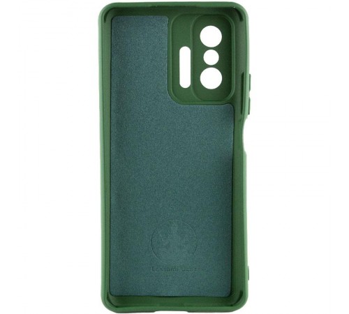 Чохол Silicone Cover Ummi Lakshmi Full Camera (AA) для Xiaomi 11T / 11T Pro Зелений / Dark green