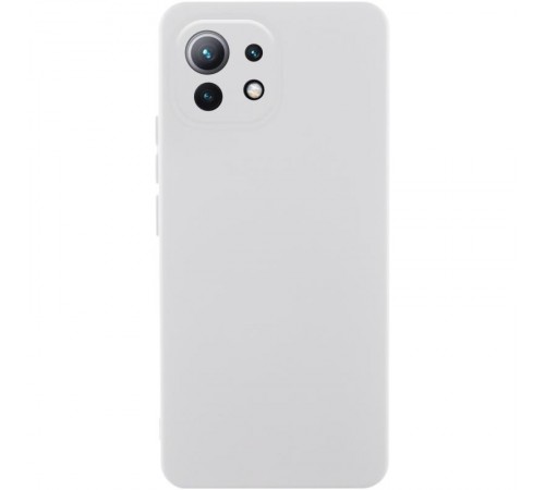 Чохол Silicone Cover Ummi Lakshmi Full Camera (AA) для Xiaomi Mi 11 Lite Білий / White