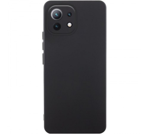 Чохол Silicone Cover Ummi Lakshmi Full Camera (AA) для Xiaomi Mi 11 Lite Чорний / Black