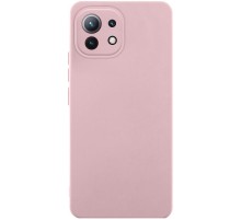 Чохол Silicone Cover Ummi Lakshmi Full Camera (AA) для Xiaomi Mi 11 Lite Рожевий / Pink Sand