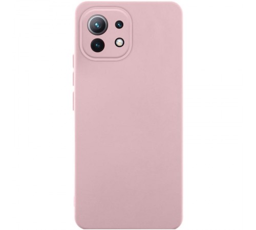 Чохол Silicone Cover Ummi Lakshmi Full Camera (AA) для Xiaomi Mi 11 Lite Рожевий / Pink Sand