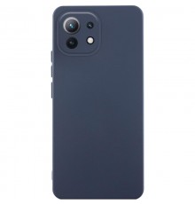 Чохол Silicone Cover Ummi Lakshmi Full Camera (AA) для Xiaomi Mi 11 Lite Синій / Midnight Blue