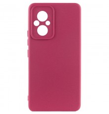 Чохол Silicone Cover Ummi Lakshmi Full Camera (AA) для Xiaomi Poco M5 Бордовий / Marsala