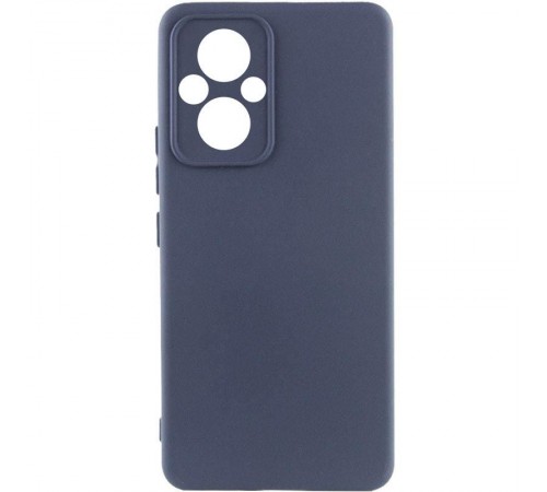 Чохол Silicone Cover Ummi Lakshmi Full Camera (AA) для Xiaomi Poco M5 Синій / Midnight Blue