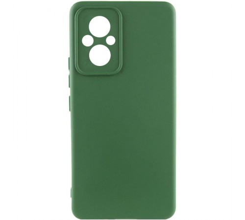 Чохол Silicone Cover Ummi Lakshmi Full Camera (AA) для Xiaomi Poco M5 Зелений / Dark green