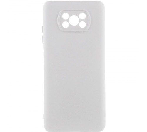 Чохол Silicone Cover Ummi Lakshmi Full Camera (AA) для Xiaomi Poco X3 NFC / Poco X3 Pro Білий / White
