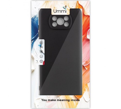 Чохол Silicone Cover Ummi Lakshmi Full Camera (AA) для Xiaomi Poco X3 NFC / Poco X3 Pro Чорний / Black