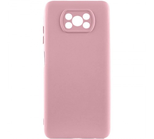 Чохол Silicone Cover Ummi Lakshmi Full Camera (AA) для Xiaomi Poco X3 NFC / Poco X3 Pro Рожевий / Pink Sand