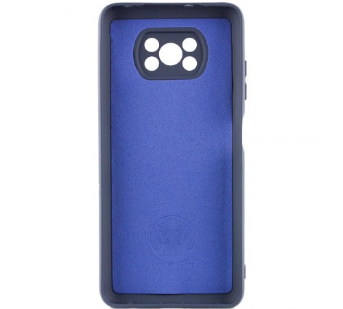 Чохол Silicone Cover Ummi Lakshmi Full Camera (AA) для Xiaomi Poco X3 NFC / Poco X3 Pro Синій / Midnight Blue