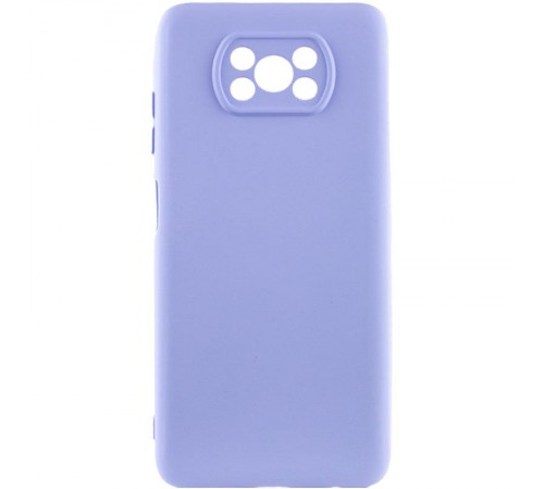 Чохол Silicone Cover Ummi Lakshmi Full Camera (AA) для Xiaomi Poco X3 NFC / Poco X3 Pro Бузковий / Dasheen