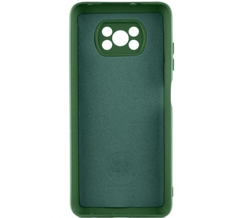 Чохол Silicone Cover Ummi Lakshmi Full Camera (AA) для Xiaomi Poco X3 NFC / Poco X3 Pro Зелений / Dark green