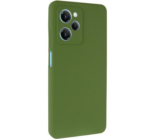 Чохол Silicone Cover Ummi Lakshmi Full Camera (AA) для Xiaomi Poco X5 Pro 5G Зелений / Dark green