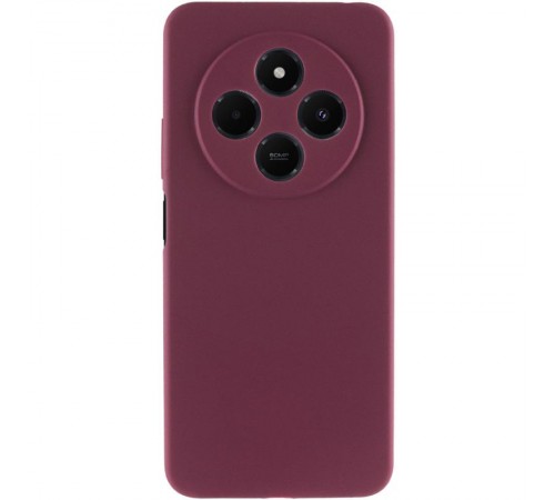 Чохол Silicone Cover Ummi Lakshmi Full Camera (AA) для Xiaomi Redmi 14C / Poco C75 Бордовий / Marsala